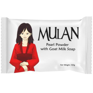 Mulan Pearl Powder With Goat Milk Soap 100gm