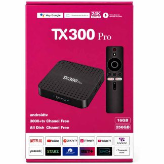 TX300 Pro Android TV Box (16GB RAM 256GB Storage)