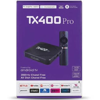 TX400 Pro 24K Ultra HD Android TV Box 16GB256GB