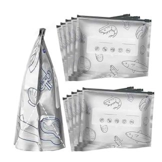 30pcs Reusable Aluminum Foil Sealable Storage Bags