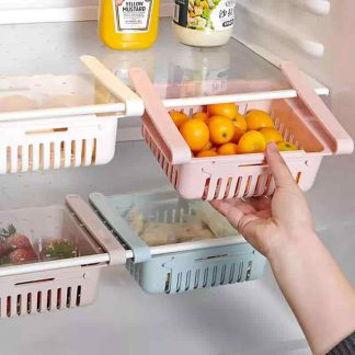 Fridge Storage Rack Adjustable kitchen organizer
