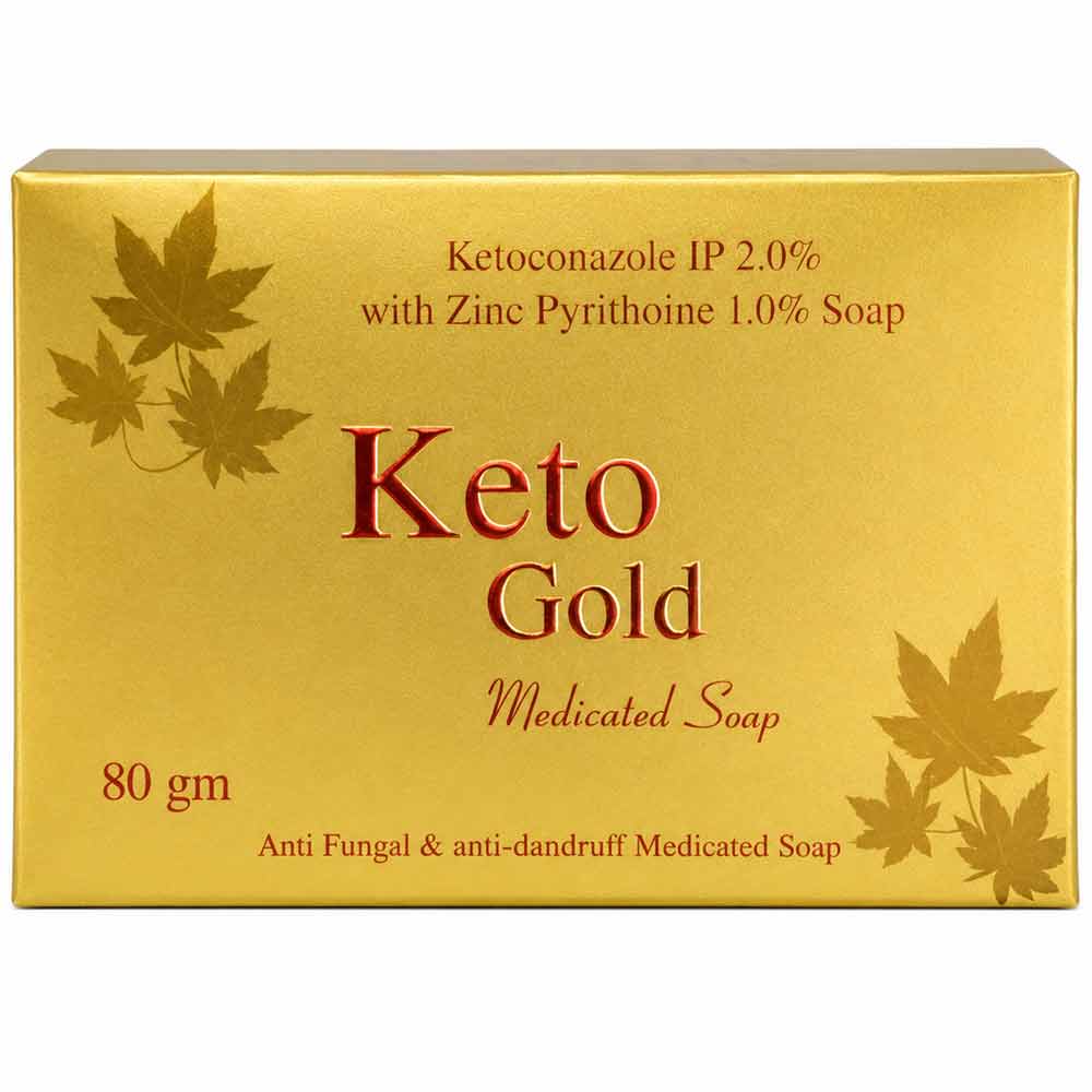 Keto Gold Medicated Soap – 80gm