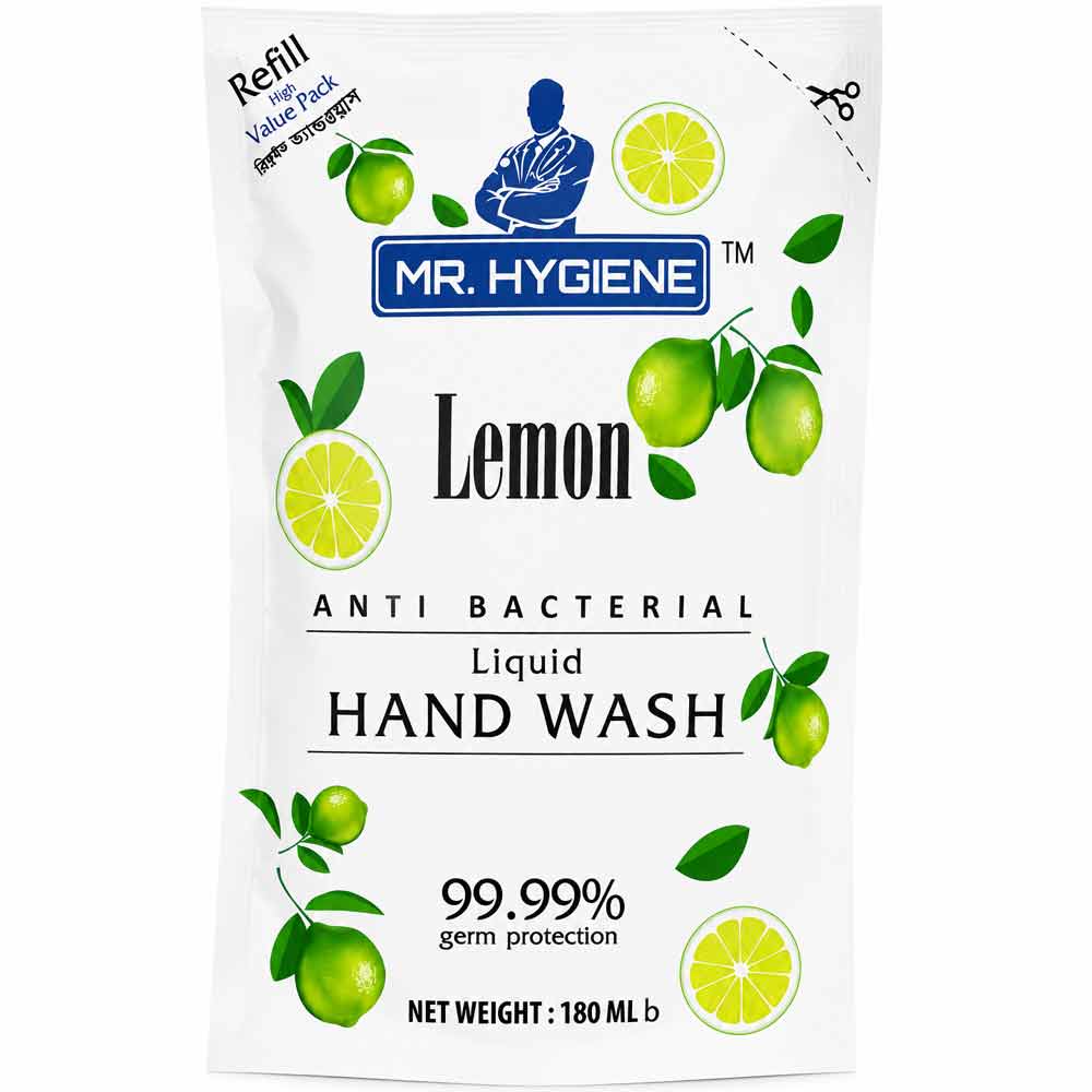 MR. HYGIENE Lemon Anti-Bacterial Liquid Hand Wash – 180ml