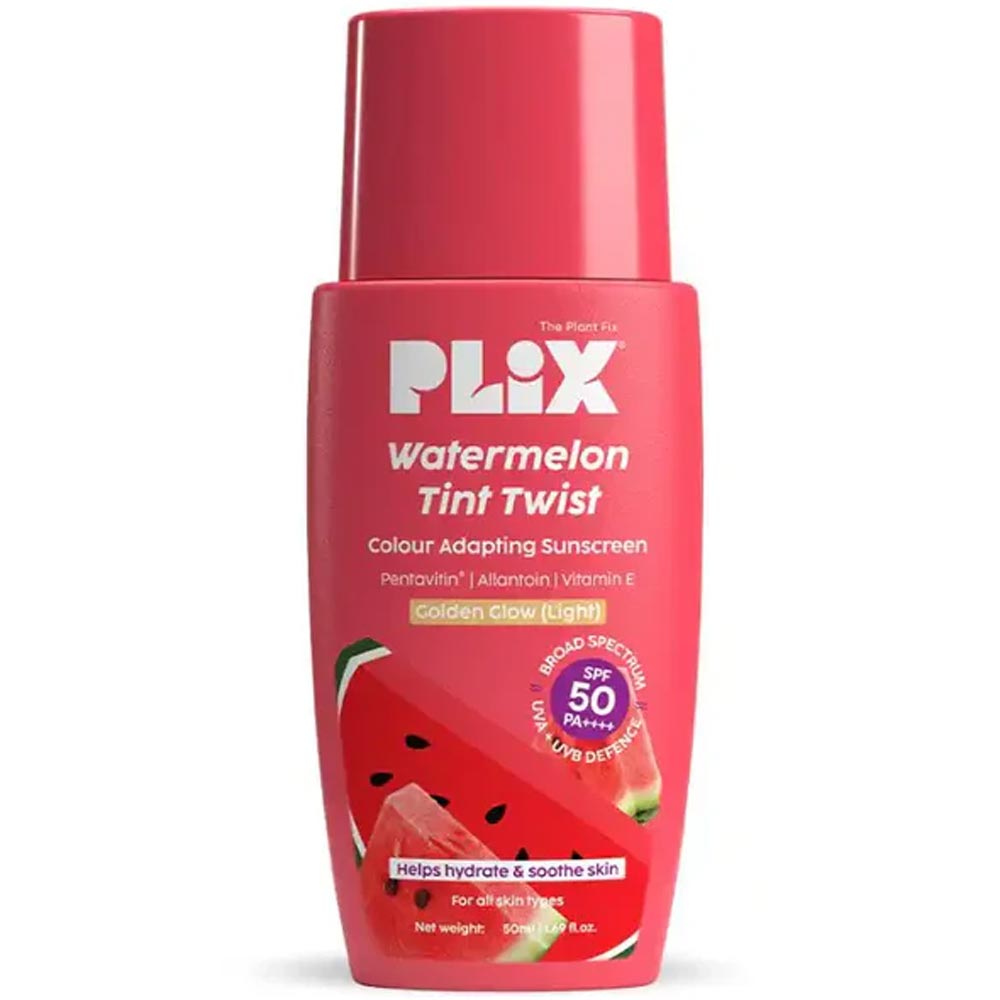 Plix Watermelon Tint Twist Colour Adapting Sunscreen SPF 50+++