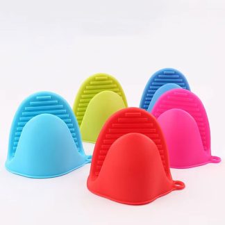 Silicone Gloves Oven Heat Insulated Finger Gloves -2pc