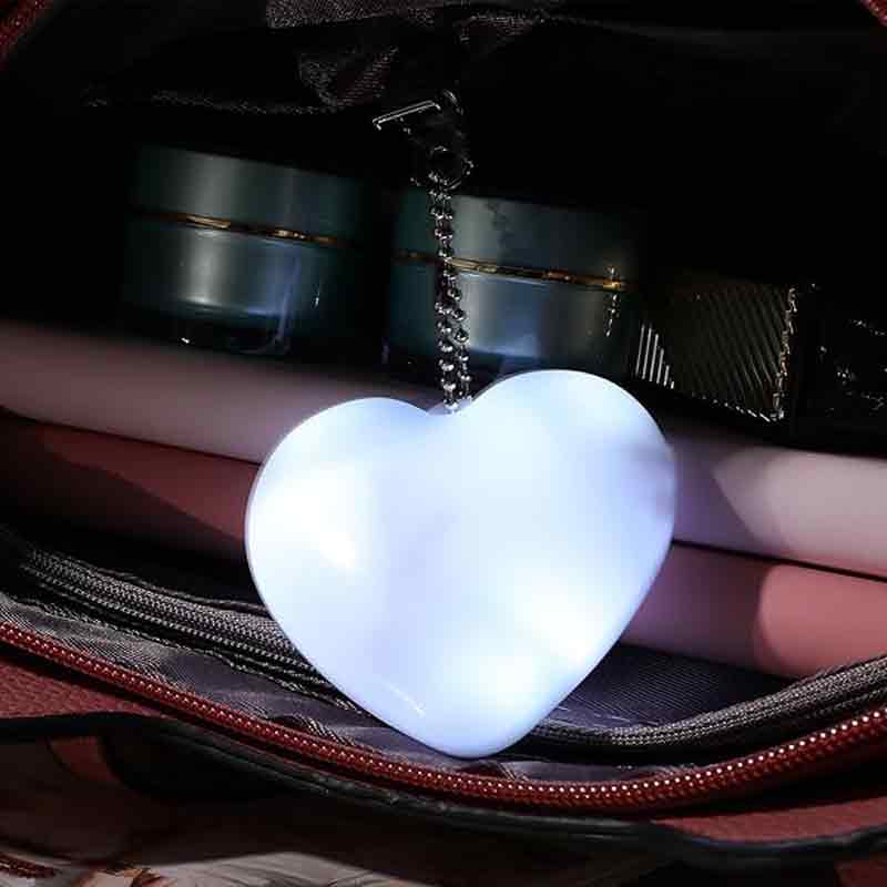 Handbag Light Sensor Heart Shape Bag