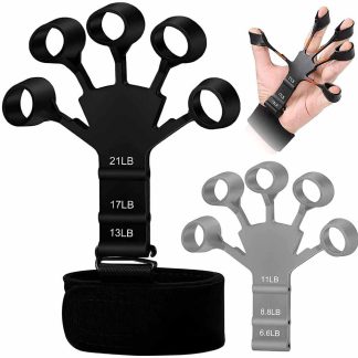 Finger flexion and extension trainer