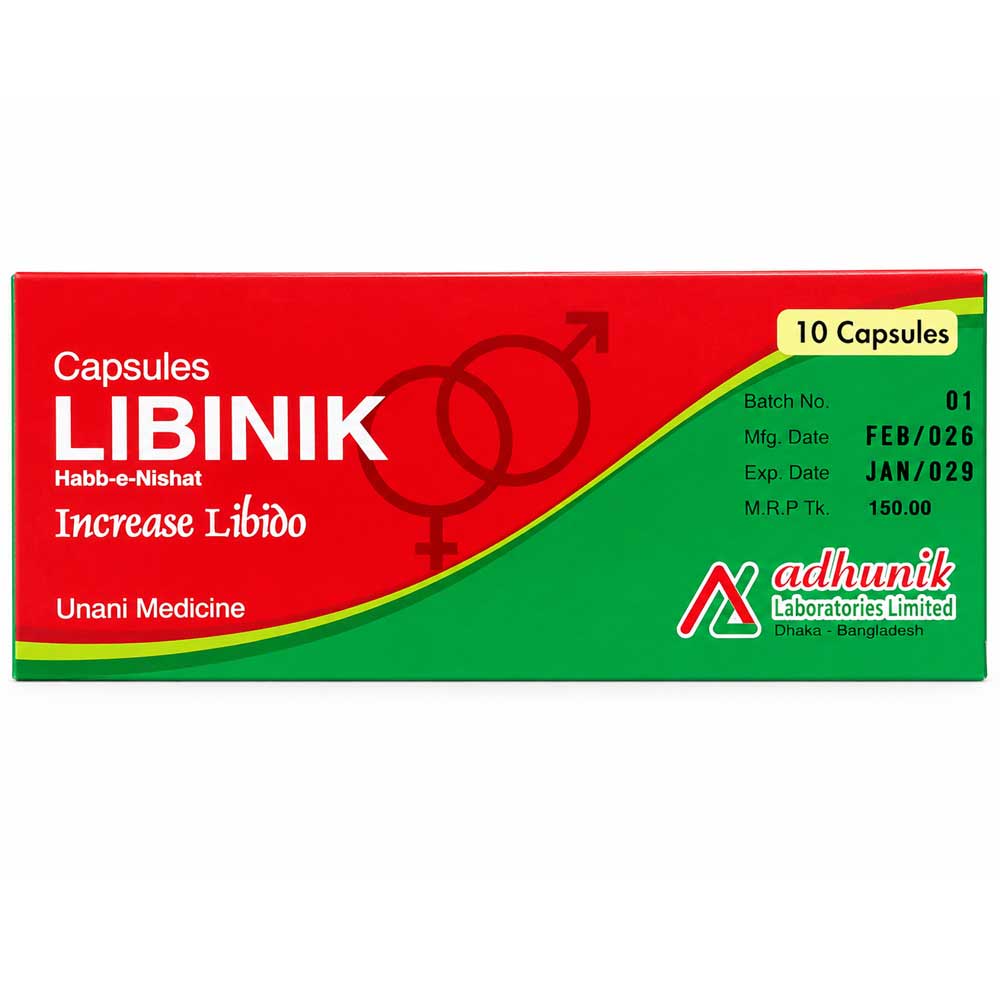LIBINIK Capsules – Habb-e-Nishat | Unani Medicine