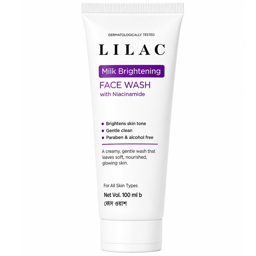 Lilac Milk Brightening Face Wash - 100ml