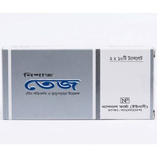 Nishat Tej Tablets (2 × 10 Tablets)