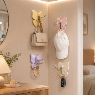 Rotating Butterfly Adhesive Wall Hooks