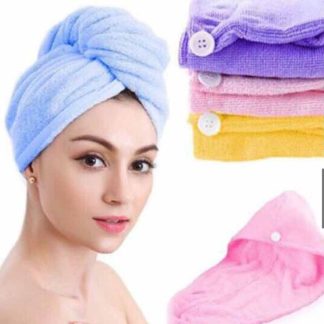 Hair Wrap Bath Salon Towels Fast Drying Absorbent Cap For Women
