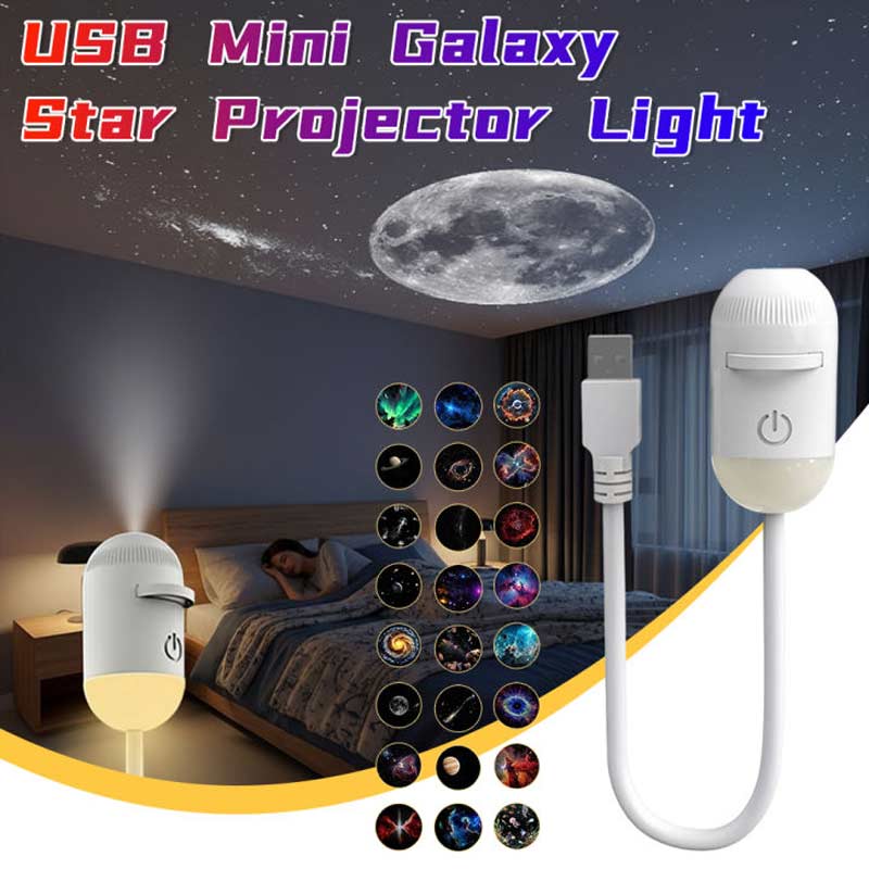 Mini Star Projector Night Light