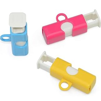 Squeeze Bread Bag Clips, Bag Clips Slip Grip Squeeze & Lock, 6pc