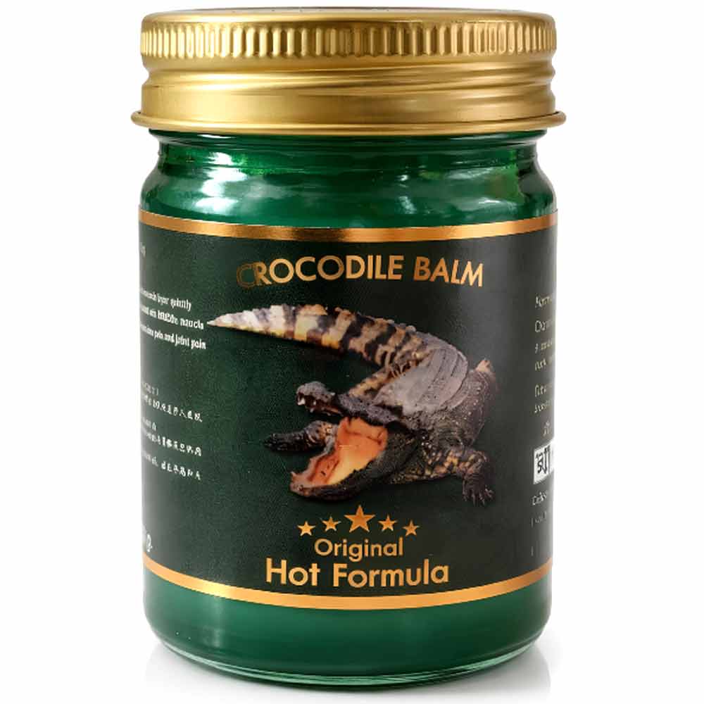 Green Seven Crocodile Hot Formula Massage Balm - 50gm
