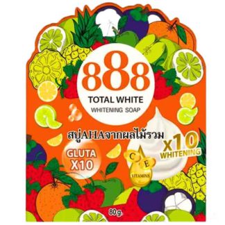 888 Total White Whitening Soap - 80gm