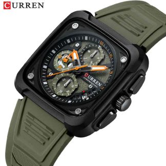 CURREN 8461 Waterproof Square Dial Men's Watch