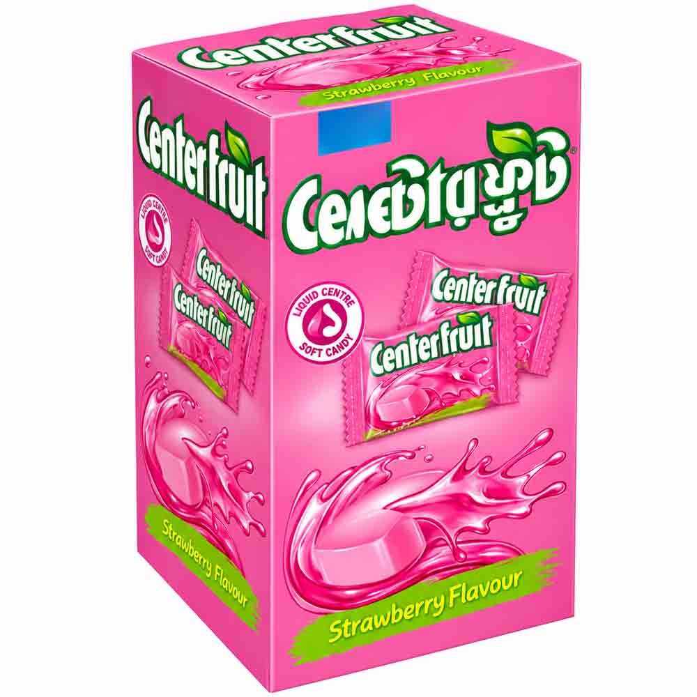 Center Fruit Chewing Gum Box - 110pcs