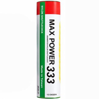 MAX POWER 333 Badminton Nylon Shuttlecock – 12 Dozen