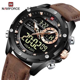 NAVIFORCE NF9208 Luxury Fashion Genuine Leather Watches