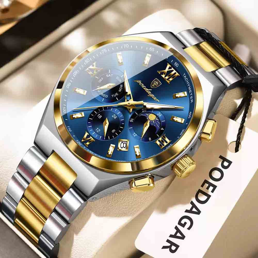 POEDAGAR 688 Luxury Business Man Wristwatch - Image 3
