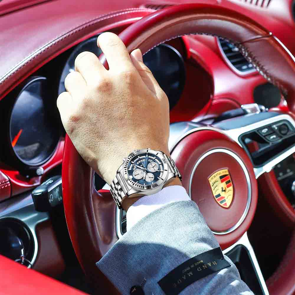 POEDAGAR 695 Watches for Men Sports Quartz Fashion