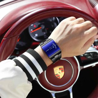 POEDAGAR 857 Top Rectangle Original Fashion Man Watch