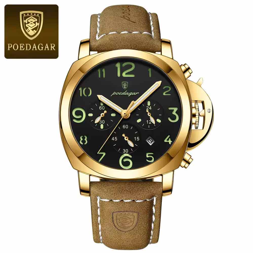 POEDAGAR 859 Luxury Sports Waterproof Luminous Men's Watch - Image 3