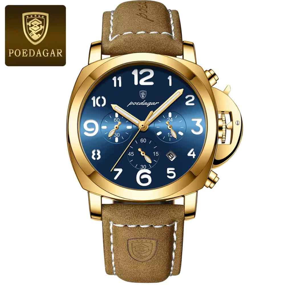 POEDAGAR 859 Luxury Sports Waterproof Luminous Men's Watch - Image 4