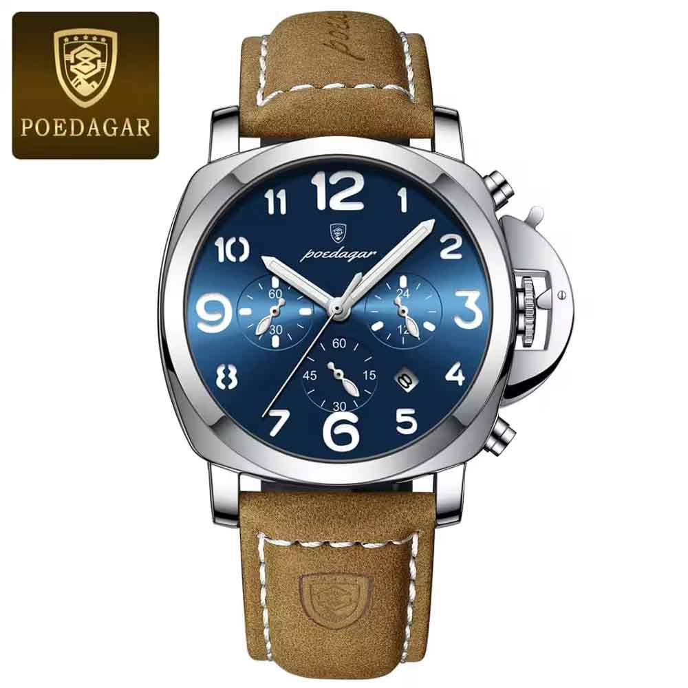 POEDAGAR 859 Luxury Sports Waterproof Luminous Men's Watch - Image 6