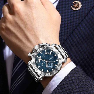 POEDAGAR 892 2025 Men’s Chronograph Quartz Watch