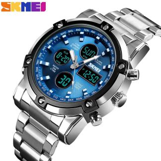 Skmei 1389 Waterproof Stainless Steel Digital Watch
