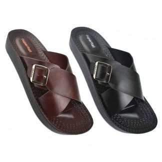 Ruperhat Cross Trendy Design Sandal for Men
