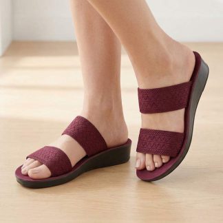 Ruperhat 2 Step Fabric Casual Sandal for Women