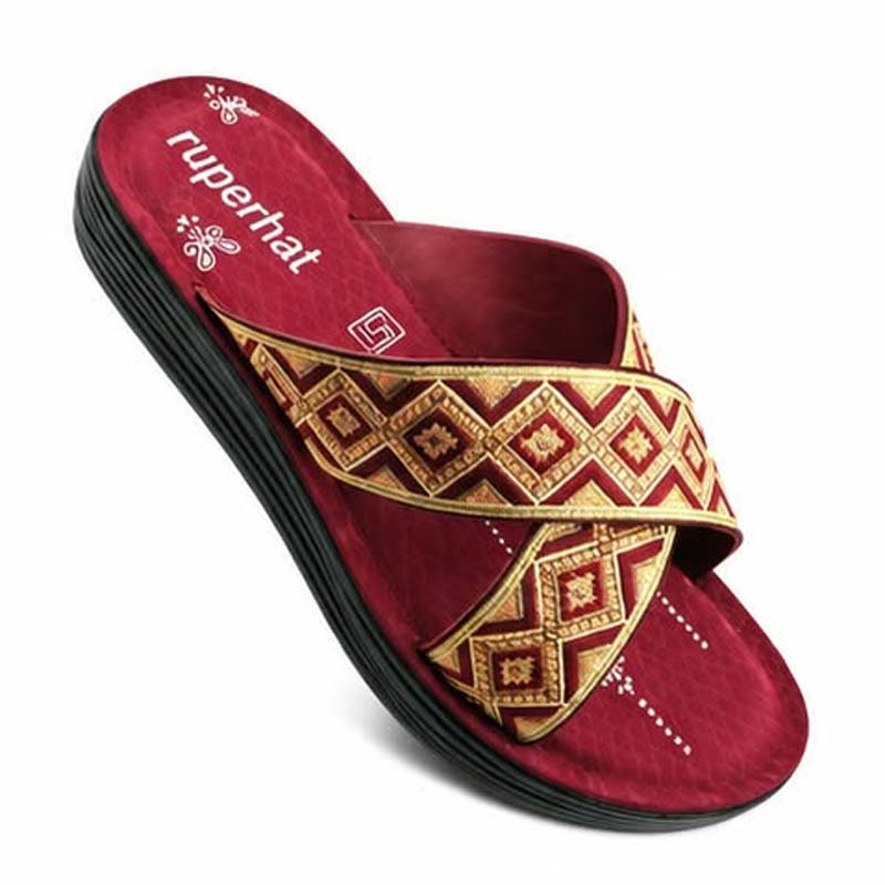 Ruperhat Ladies Cross Trendy Casual Sandal for Women